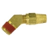 Tectran 1174-8D Male Elbow Fitting 45 Male Elb 1/2"Tube-1/2"T
