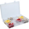Durham LP16-CLEAR Storage Cabinet Durham Large Plastic Compartment Box LP16-CLEAR - 16 Compartments, 13-1/8x9x2-5/16