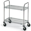 5433200 by METRO - Metro® SUPER ERECTA® Stainless Steel Wire Utility Carts - 72" Wx24" D Shelf