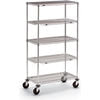 4728500 by METRO - Metro qwikSLOT Wire Shelf Trucks - 48" Wx18" D Shelf