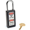 411BLK by MASTER LOCK - Master Lock® Safety 411 Series Zenex Thermoplastic Padlock, Black, 411BLK