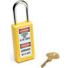 Master Lock 411YLW Padlock Master Lock® Safety 411 Series Zenex Thermoplastic Padlock, Yellow, 411YLW