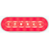 Optronics STL111RCBP Brake / Tail / Turn Signal Light Brake / Tail / Turn Signal Light - Oval LED, Clear Lens, 22 Red Diodes