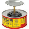 10108 by JUSTRITE - Justrite Safety Plunger Can - 1 Quart Steel, 1010-8