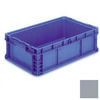 NXO2415-7-GY by LEWIS-BINS.COM - ORBIS Stakpak NXO2415-7 Modular Straight Wall Container, 24"L x 15"W x 7-1/2"H, Gray