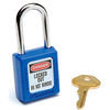 Master Lock 410BLU Padlock Master Lock® Safety 410 Series Thermoplastic Padlock, Blue, 410BLU