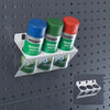 Bott 14021055.16 Display Rack Bott 14021055.16 3 Position Aerosol Can Holder For Perfo Panels, 9" Wide