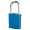 A1106BLU by MASTER LOCK - American Lock® No. A1106BLU Solid Aluminum Rectangular Padlock, Blue