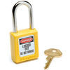 Master Lock 410YLW Padlock Master Lock® Safety 410 Series Zenex Thermoplastic Padlock, Yellow, 410YLW