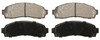 SX833B by WAGNER - Wagner SevereDuty SX833B Semi-Metallic Disc Brake Pad Set