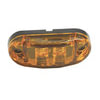 Grote 47013-3 Side Marker Light 2 1/2" Oval LED Clearance / Marker Light - Yellow, Multi Pack