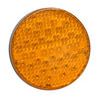 Grote 534133 Brake / Tail / Turn Signal Light SuperNova 4" 10-Diode Pattern LED S/T/T Lamp, Yellow, Grommet Mount