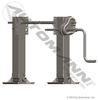Automann 568.1017 Trailer Landing Gear Trailer Landing Gear - 17" Travel, Low-Profile Sand Foot, 11.5x9.875" Size