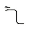 C10591.2 by JOST - Trailer Jack Crank - 8 1/4" Standard Length, Side Fold Design