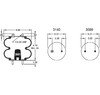 W013586941 by FIRESTONE - Airide Air Spring Double Convoluted 20
