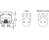 Firestone W013589223 Suspension Air Spring Kit Airide Air Spring Reversible Sleeve 1T15M-6