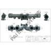 PAI 181017 Exhaust Manifold Exhaust Manifold - Center; Low Mount Cummins Engine L10/M11/ISM Application