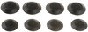 Dorman 02411 Plug Button Universal Black Plastic Plug Button Assortment, 1/2, 3/8 In