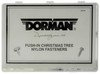 Dorman 030-709 Body Hardware Assortment Push-in Nylon Panel Retainer Tech Tray