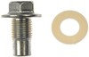Dorman 090-052.1 Engine Oil Drain Plug Oil Drain Plug Pilot Point 1/2-20, Head Size 9/16 In.