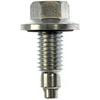 Dorman 090-091 Engine Oil Drain Plug Oil Drain Plug Magnetic M12-1.75, Head Size 15Mm