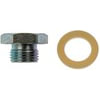 Dorman 090-006 Engine Oil Drain Plug Oil Drain Plug Standard 5/8-18, Head Size 7/8 In.