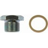 Dorman 090-011 Engine Oil Drain Plug Oil Drain Plug Standard 7/8 In.-18, Head Size 1-1/8 In.