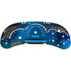 Dorman 10-0107B Instrument Cluster Upgrade Kit Instrument Cluster Upgrade Kit - Aqua With Transmission Temperature