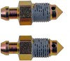 Dorman 12706 Brake Bleeder Screw Brake Bleeder Screws - Quick Bleeders - M10-1.0 X 33mm