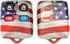 Dorman 13607US Keyless Entry Transmitter Cover Keyless Remote Case American Flag