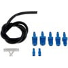 Dorman 13999 Brake Master Cylinder Bleeding Tool Master Cylinder Bleeder Kit - 22 In. Hose, Clip, And Metric Fittings