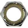 Dorman 251-012 Nut Hex Lock Nuts With Nylon Ring-Grade 2- Thread Size 3/8-24 In.