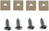 Dorman 49258 License Plate Retainer License Plate Screw Kit