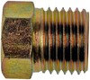 Dorman 490-305 Brake Hydraulic Line Adapter Oversize Tube Nut-Steel-Gold-1/4 In. x 1/2 In. x 20