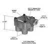 Bendix 103028RX Valve Body Fluid Pipe R-14 Relay Valve, Remanufactured