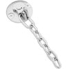 Fleet Engineers 025-10601 Door Safety Guard Bracket Safety Chain Keeper, Zinc Plated