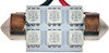 6461B-SMD by DORMAN - 38 Mm Blue 5050 Smd 6 Led Bulb