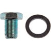 Dorman 65204 Engine Oil Drain Plug Oil Drain Plug Oversize 1/2-20 S.O., Head Size 3/4 In.