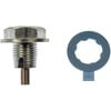 Dorman 65205 Engine Oil Drain Plug Oil Drain Plug Magnetic 1/2-20 S.O., Head Size 3/4 In.