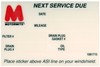 65287 by DORMAN - Oil Change Sticker - Window