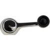 Dorman 76954 Window Crank Handle Window Crank Handle - Chrome, Metal, Black Plastic Knob, for 1974-1991 Jeep