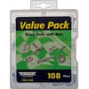 Dorman 799-430 Stove Bolt Assortment Stove Bolt With Nuts Value Pack- 13 Sku's- 108 Pieces