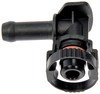 Dorman 800-048 Secondary Air Injection Hose Connector Crankcase Ventilation Hose Connector, Elbow 90 To 7 mm Barbed