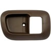 Dorman 80504 Interior Door Handle Bezel Interior Door Handle Front Right Bezel Textured Brown
