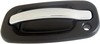 80550 by DORMAN - Exterior Door Handle Front Left Chrome w/ Black Housing