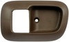 Dorman 80533 Interior Door Handle Bezel Interior Door Handle Front Left Bezel Textured Brown