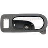 Dorman 81820 Interior Door Handle Interior Door Handle - Front Left - Chrome Lever+Black housing (Ebony)
