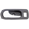 Dorman 81810 Interior Door Handle Interior Door Handle - Rear Left - Chrome Lever+Black housing (Ebony)