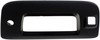 82777 by DORMAN - Tailgate Handle Bezel Smooth Black With Keyhole And Camera Hole