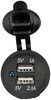 84622 by DORMAN - 12V DC Accessory Socket Dual USB 5V 1A/2.1A
